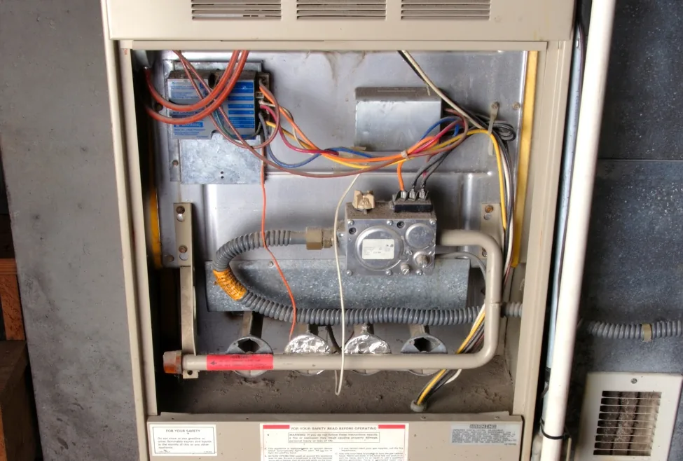 Residential furnace experiencing short cycling, furnace turning on and off frequently, airflow issues, dirty air filter,